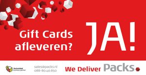 Packs Gift Cards versturen Packs Gift Cards versturen